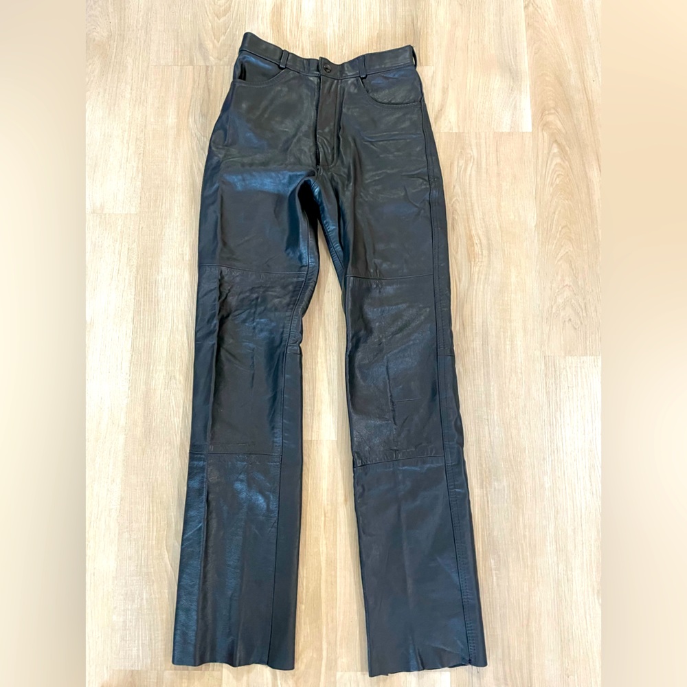 Casa Nova LEATHER Pants Size 28 (not hemmed)